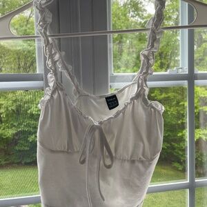 Basic White Crop Top